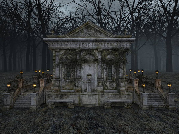 Ruins / 3D CG rendering of the ruins.