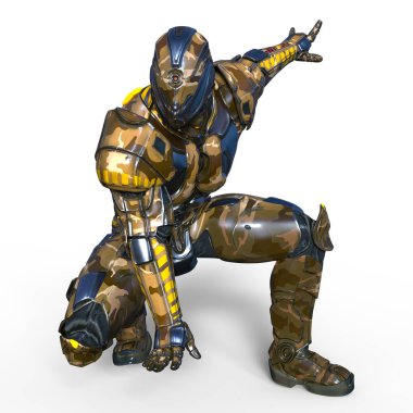 Robot / 3d Cg işleme bir robot.