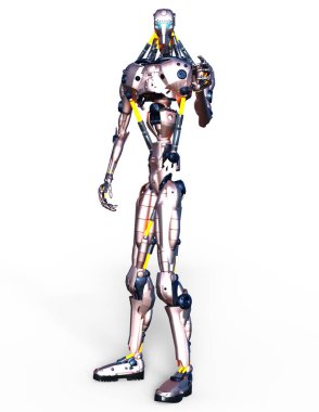 Robot / 3d Cg işleme bir robot.