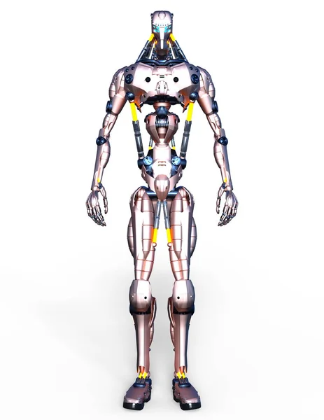 Rendering Robot Robot — Foto Stock