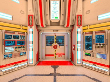 Uzay İstasyonu / 3d Cg işleme uzay istasyonu.