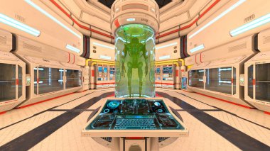 Uzay İstasyonu / 3d Cg işleme uzay istasyonu.