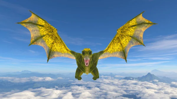 Dragón Representación Dragón — Foto de Stock