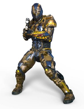 Robot / 3d Cg işleme bir robot.