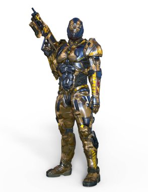 Robot / 3d Cg işleme bir robot.