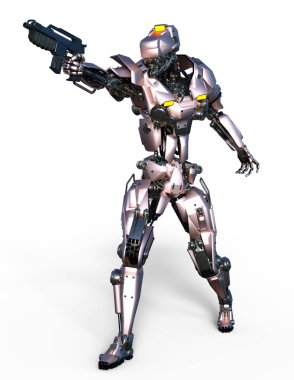 Robot / 3d Cg işleme bir robot.