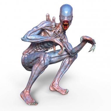 Canavar / 3d Cg işleme bir canavar.