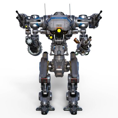 Savaş robotu / 3d Cg işleme bir savaş robot.
