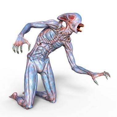 Canavar / 3d Cg işleme bir canavar.