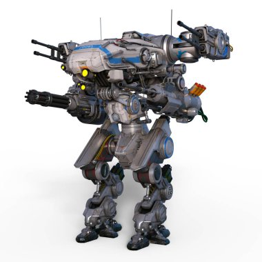 Savaş robotu / 3d Cg işleme bir savaş robot.