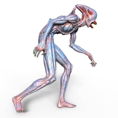 Canavar / 3d Cg işleme bir canavar.