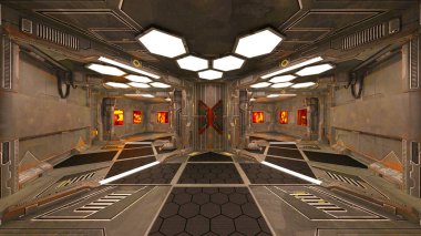 Uzay İstasyonu/3d Cg işleme uzay istasyonu.