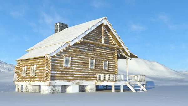 Berghut Rendering Van Berg Fut — Stockfoto