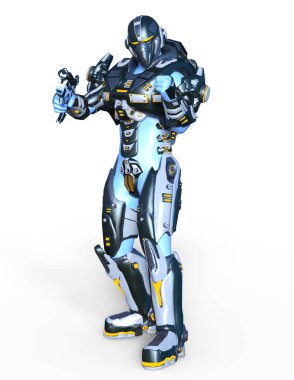 Robot / 3d Cg işleme bir robot.