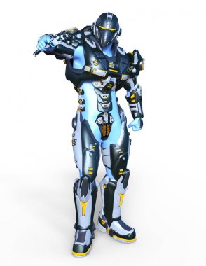 Robot / 3d Cg işleme bir robot.