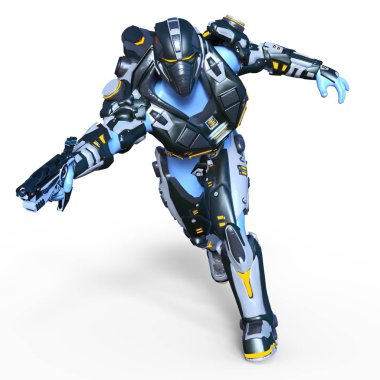 Robot / 3d Cg işleme bir robot.