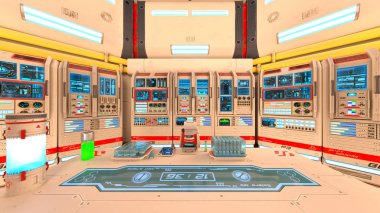 Uzay İstasyonu / 3d Cg işleme uzay istasyonu.