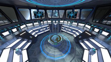Uzay İstasyonu / 3d Cg işleme uzay istasyonu.