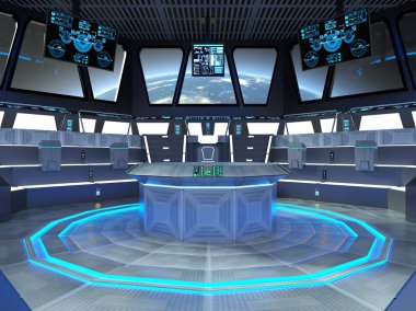 Uzay İstasyonu / 3d Cg işleme uzay istasyonu.