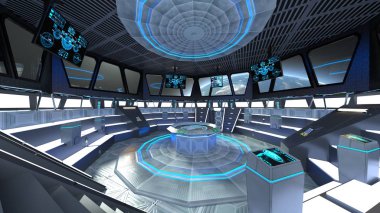 Uzay İstasyonu / 3d Cg işleme uzay istasyonu.