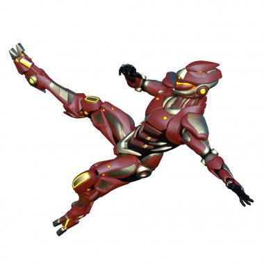 Robot / 3d Cg işleme bir robot.