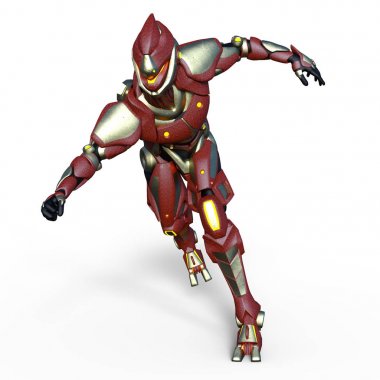 Robot / 3d Cg işleme bir robot.