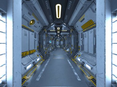 Uzay İstasyonu / 3d Cg işleme uzay istasyonu.