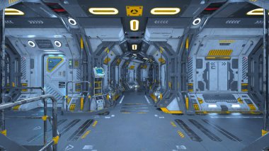 Uzay İstasyonu / 3d Cg işleme uzay istasyonu.