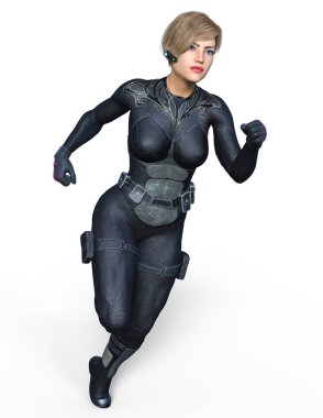 Kadın savaşçı / 3d Cg render bir kadın savaşçı.