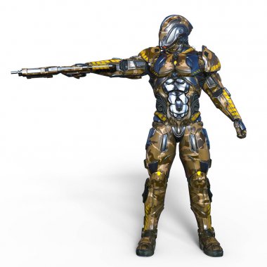 Robot / 3d Cg işleme bir robot.