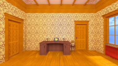 Yemek odası / 3d Cg render yemek odası.