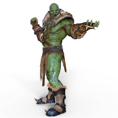 Canavar savaşçı/3d Cg işleme bir canavar savaşçı.