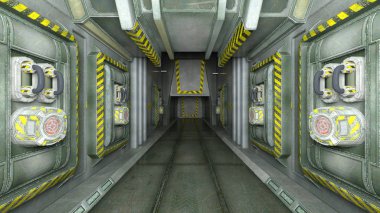 Uzay İstasyonu / 3d Cg işleme uzay istasyonu.