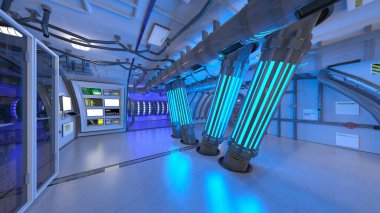 Uzay İstasyonu / 3d Cg işleme uzay istasyonu.