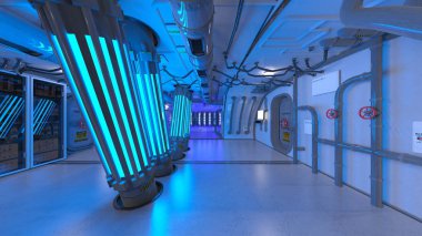 Uzay İstasyonu / 3d Cg işleme uzay istasyonu.