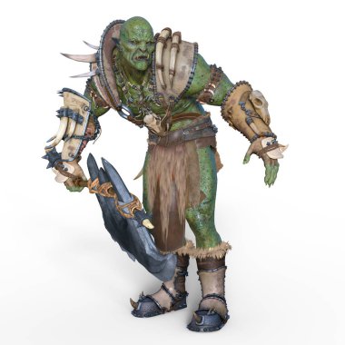 Canavar savaşçı/3d Cg işleme bir canavar savaşçı.