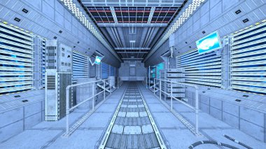 Uzay İstasyonu / 3d Cg işleme uzay istasyonu.