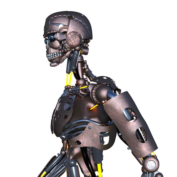 Robot Rendering Robot — Stock Photo, Image