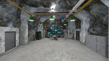 Uzay İstasyonu / 3d Cg işleme uzay istasyonu.