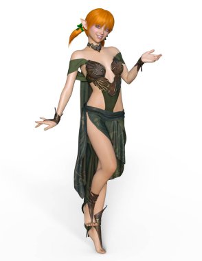 Peri/3d Cg işleme bir peri.