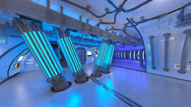 Uzay İstasyonu / 3d Cg işleme uzay istasyonu.