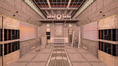 Uzay İstasyonu / 3d Cg işleme uzay istasyonu.