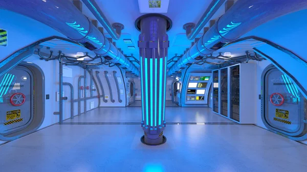 Estación Espacial Representación Estación Espacial — Foto de Stock