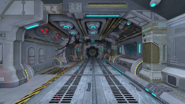 Uzay İstasyonu / 3d Cg işleme uzay istasyonu.