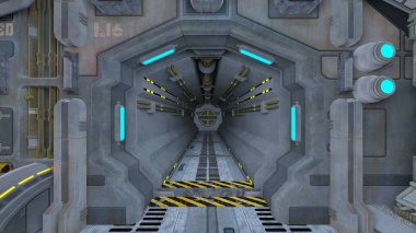 Uzay İstasyonu / 3d Cg işleme uzay istasyonu.