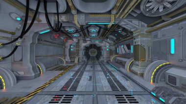 Uzay İstasyonu / 3d Cg işleme uzay istasyonu.