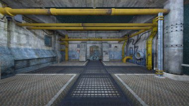 Uzay İstasyonu / 3d Cg işleme uzay istasyonu.