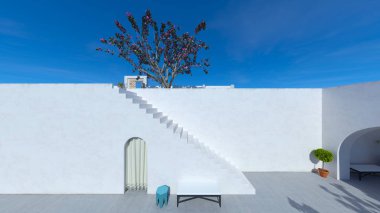 Okyanus yazlık / 3d Cg işleme okyanus yazlık.