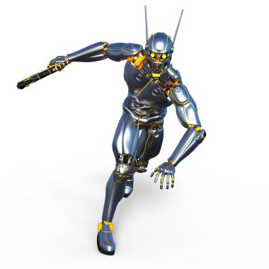 Robot / 3d Cg işleme bir robot.