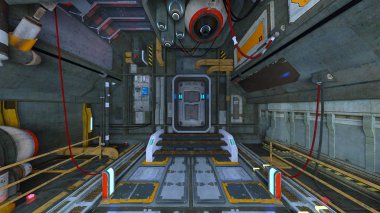 Uzay İstasyonu / 3d Cg işleme uzay istasyonu.